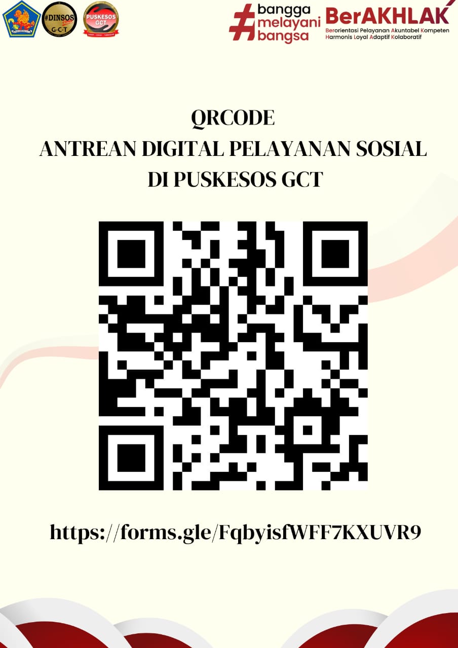 QR CODE LOKET PELAYANAN Di PUSKESOS GCT